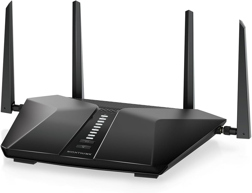 NETGEAR Nighthawk RAX54S WiFi 6 Router – AX5400 up to 5.4 Gbps, 2,500 