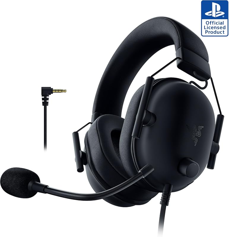 Razer BlackShark V2 X PlayStation Gaming Headset featuring 50mm Driver