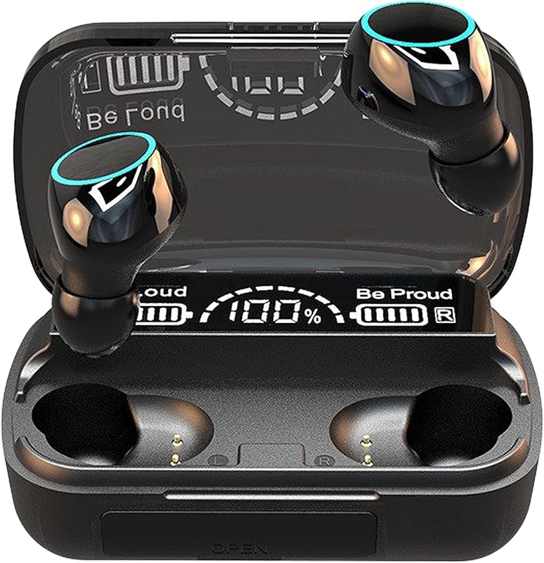 Bluetooth 5.3 Wireless Earbuds with Touch Control, Long Playtime, IP7