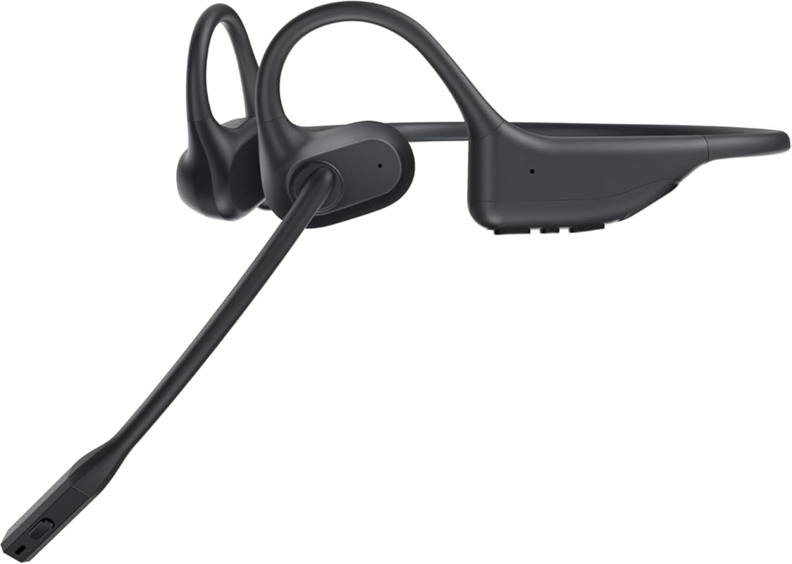Gixxted Open‑Ear Bluetooth Headphones with Dual‑Connect 5.3, AI Noise‑
