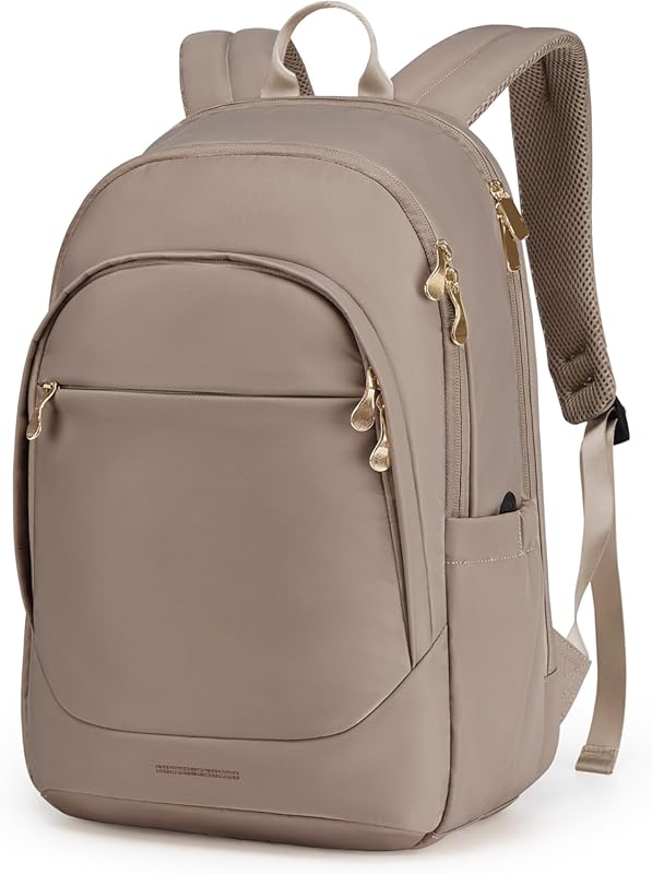 LIGHT FLIGHT Women’s 17.3″ Travel Laptop Backpack with USB Charging Po