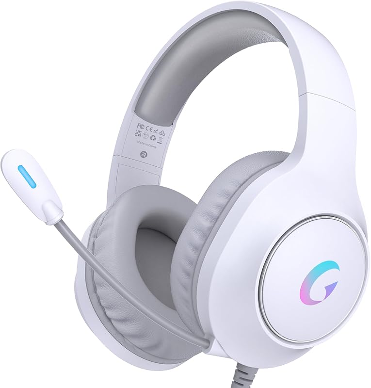 Syndesmos CM7002 Over‑Ear Gaming Headset, 7.1 Surround Sound, 50 mm Dr