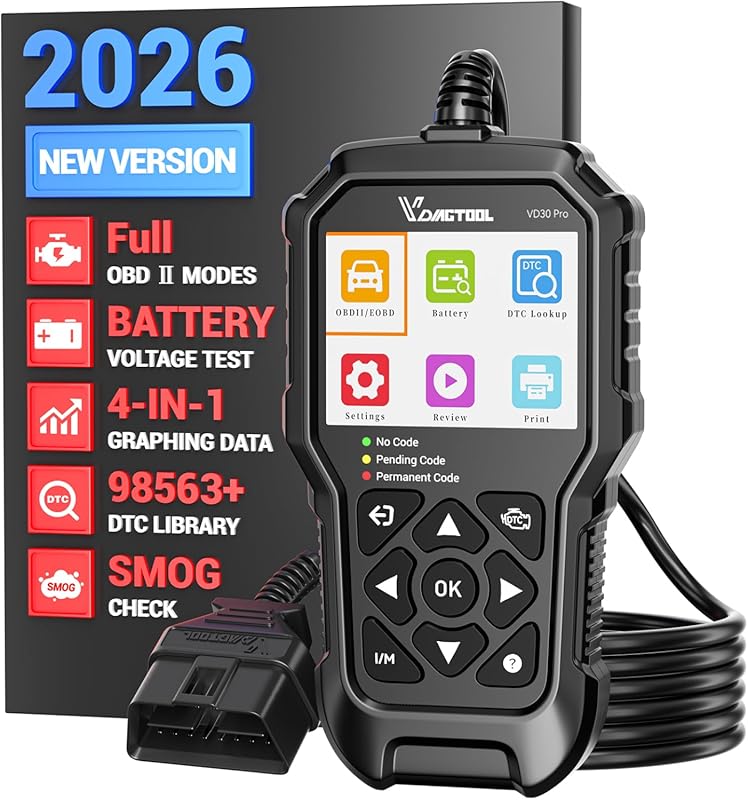 VDIAGTOOL VD30 Pro OBD2 Scanner