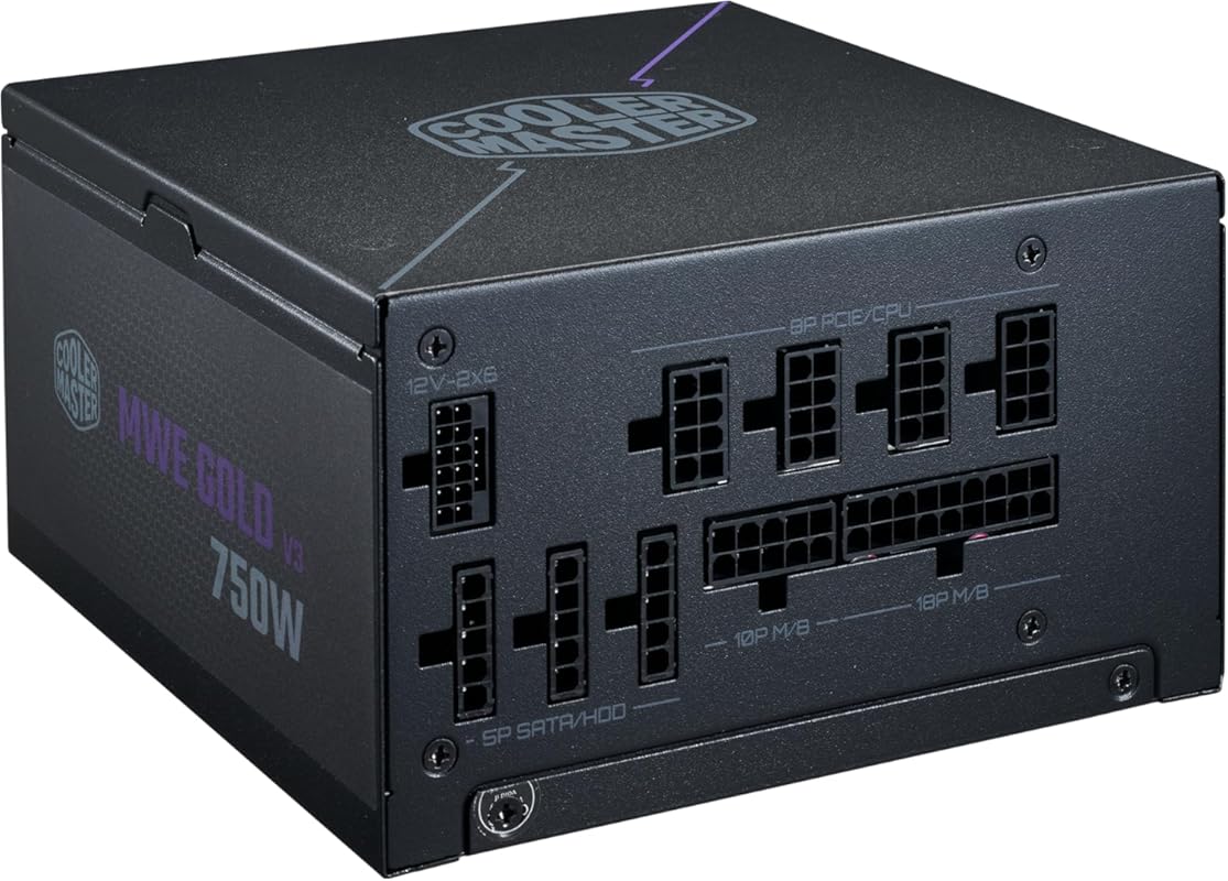 Cooler Master MWE Gold 750 V3 Fully Modular PSU, 750W 80+ Gold Certifi