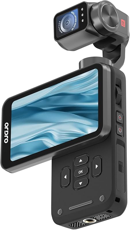ORDRO M5 5K Gimbal Camera – 3‑axis stabilization, 3.5‑inch touchscreen
