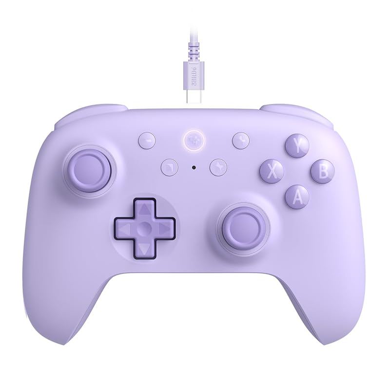 8BitDo Ultimate 2C Wired Controller – Windows PC & Android, 1000 Hz Po