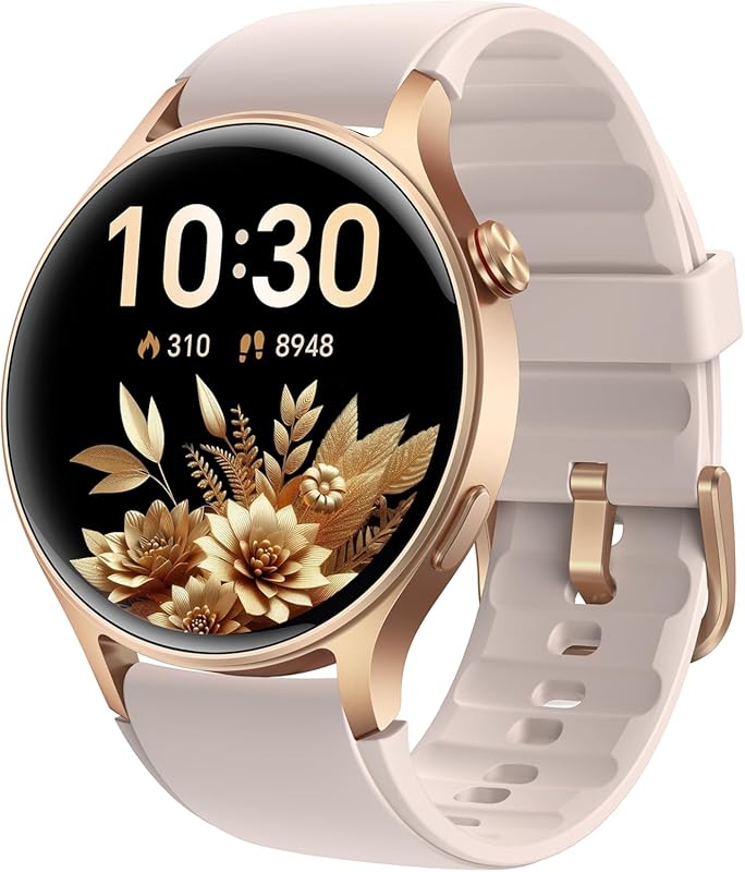 Women’s 1.32” AMOLED Smartwatch with Ultra‑Clear Screen, Call Answer/M