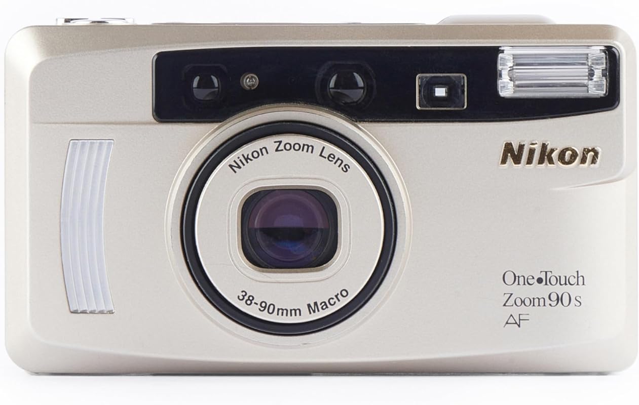 Nikon One Touch Zoom‑90 AF 35mm Film Camera with 38‑90mm Macro Zoom Le