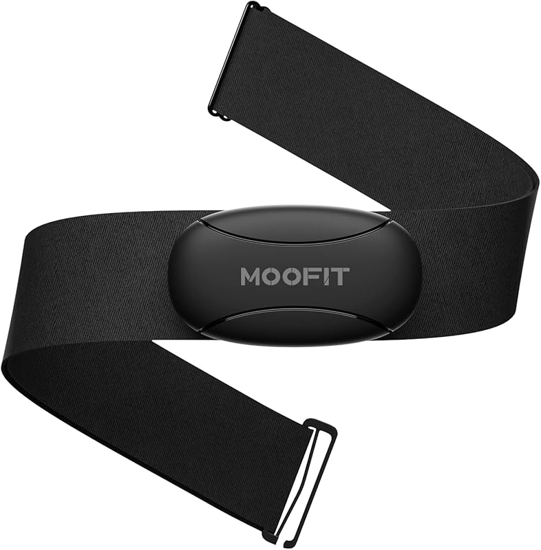 moofit HR8 Chest Strap Heart Rate Monitor – Low‑Energy Real‑Time Data,