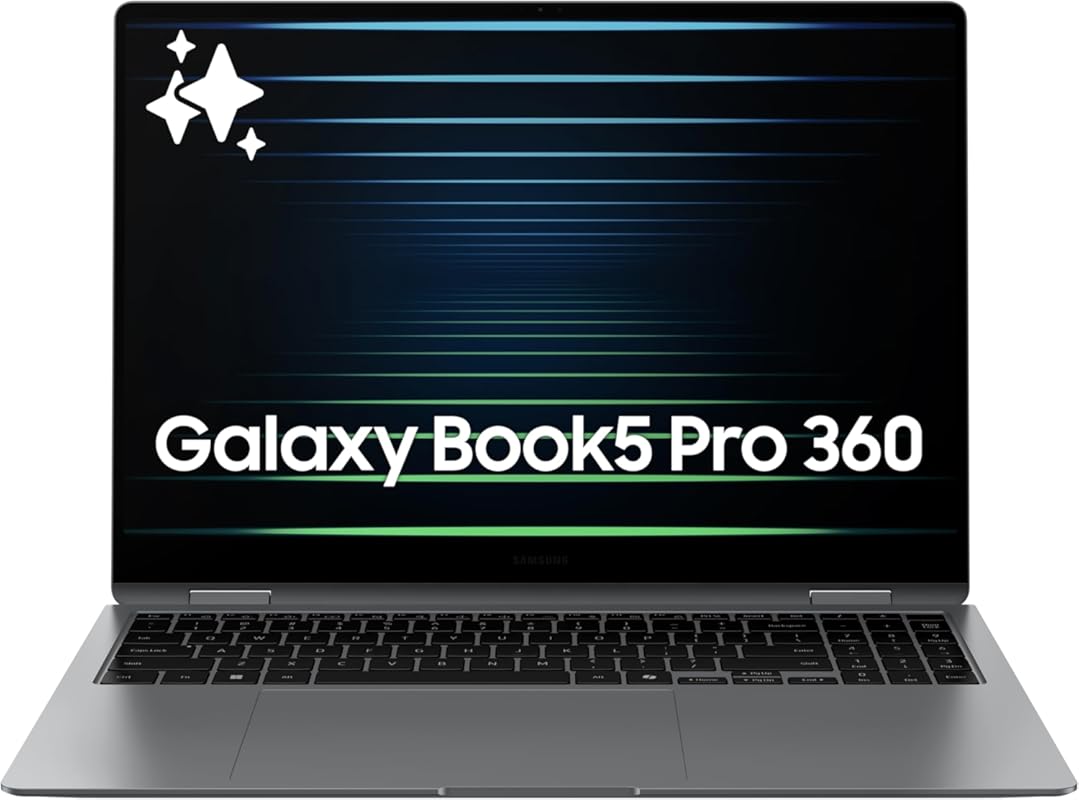 Samsung Galaxy Book5 Pro 360 16″ AI Copilot+ PC, Intel Core 7 Ultra, 3
