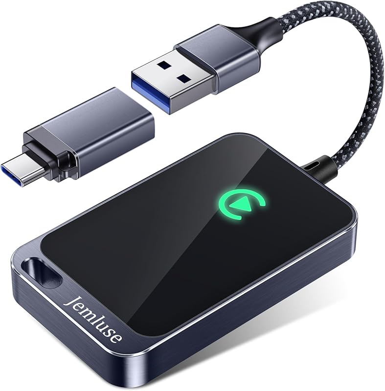 Jemluse Wireless CarPlay Adapter for iPhone – Multi‑User, No‑Latency