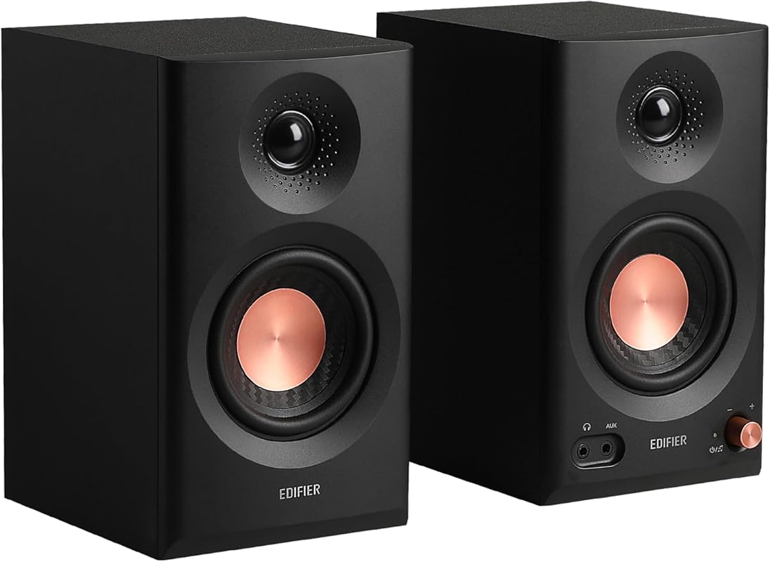 Edifier MR3 Bluetooth V5.4 Powered Studio Monitors – 2.0 Bookshelf Spe