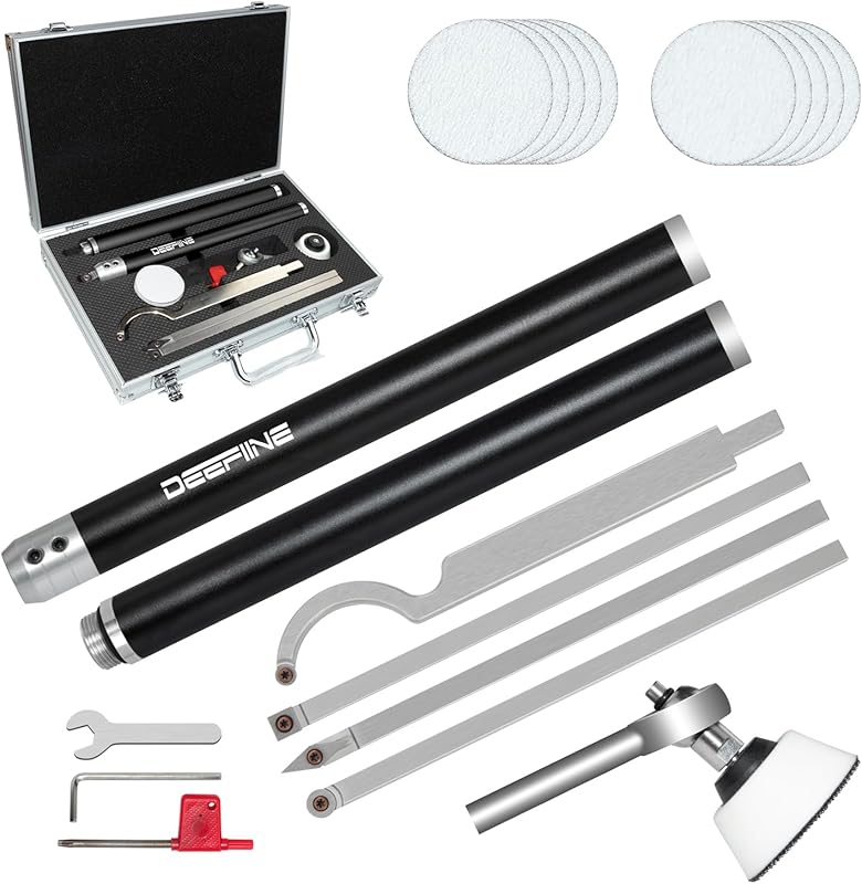 Carbide Tip Wood Lathe Turning Set – Black Finish