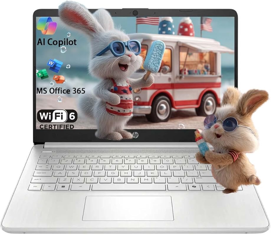 HP Stream 14” Laptop, HD BrightView, Intel Celeron N150, 4 GB RAM, 128