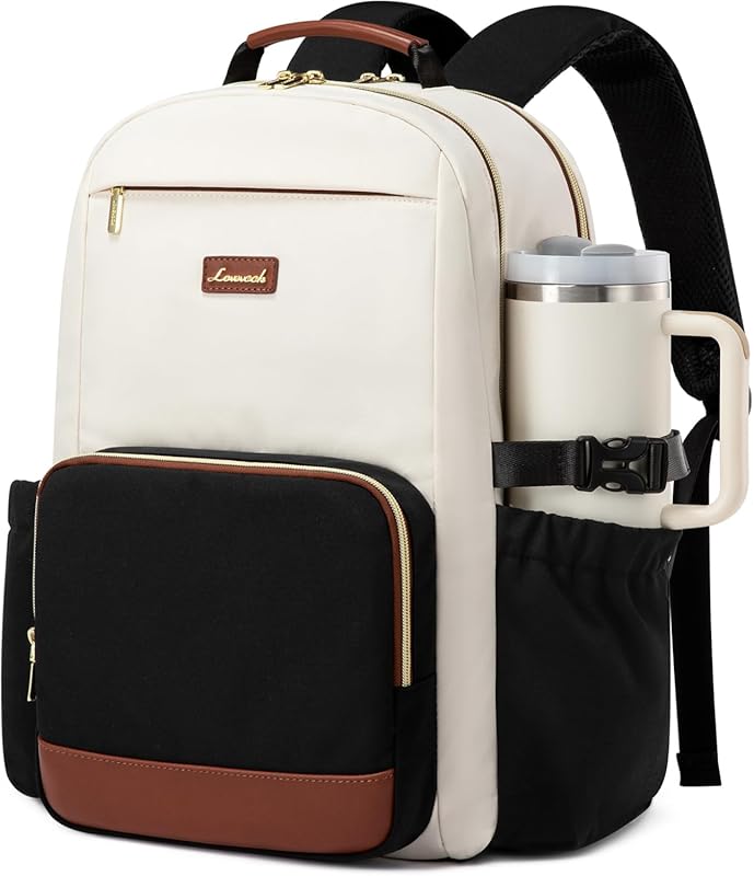 LOVEVOOK Women’s 15.6″ Laptop Backpack with Pouch Pocket, Large Capaci