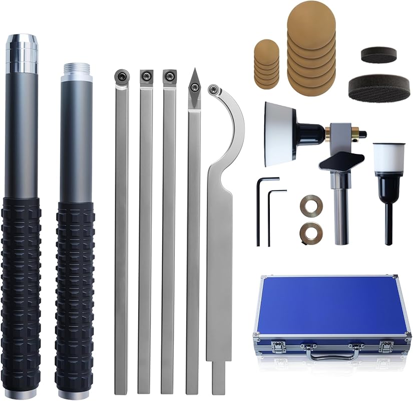 RUITOOL Carbide Wood Lathe Turning Tools Set