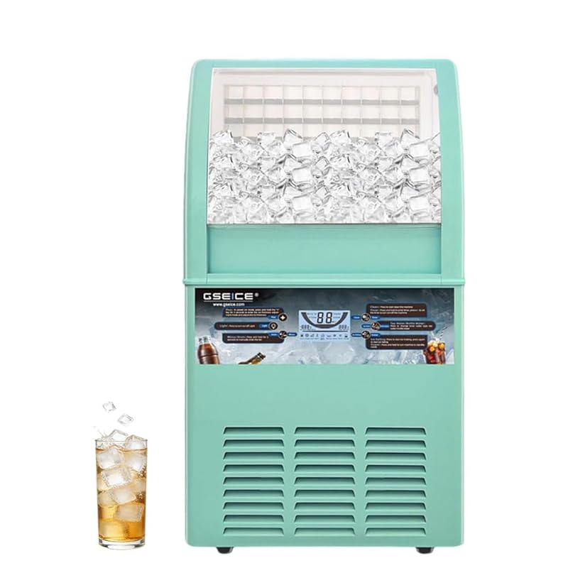 Commercial Ice Maker Machine – 100 lb/24 h Production, 20 lb Storage B