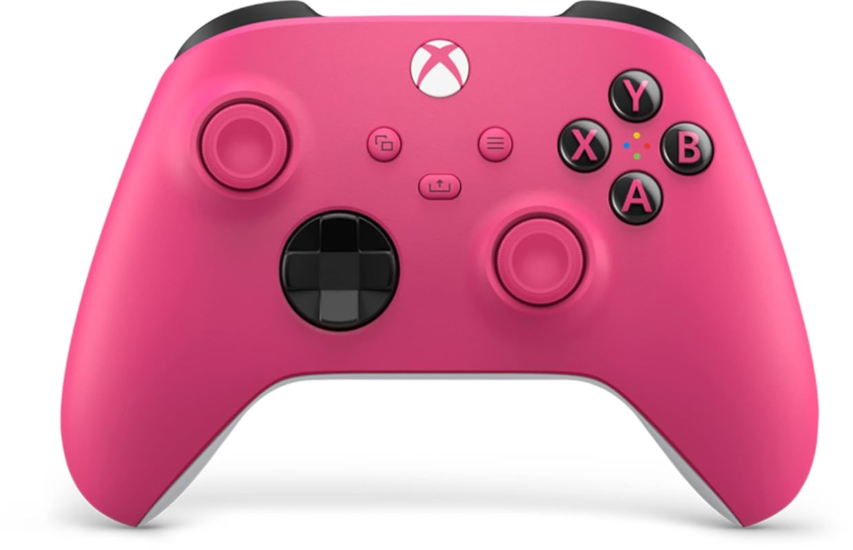 Xbox Wireless Gaming Controller – Deep Pink, Textured Grip, Bluetooth 