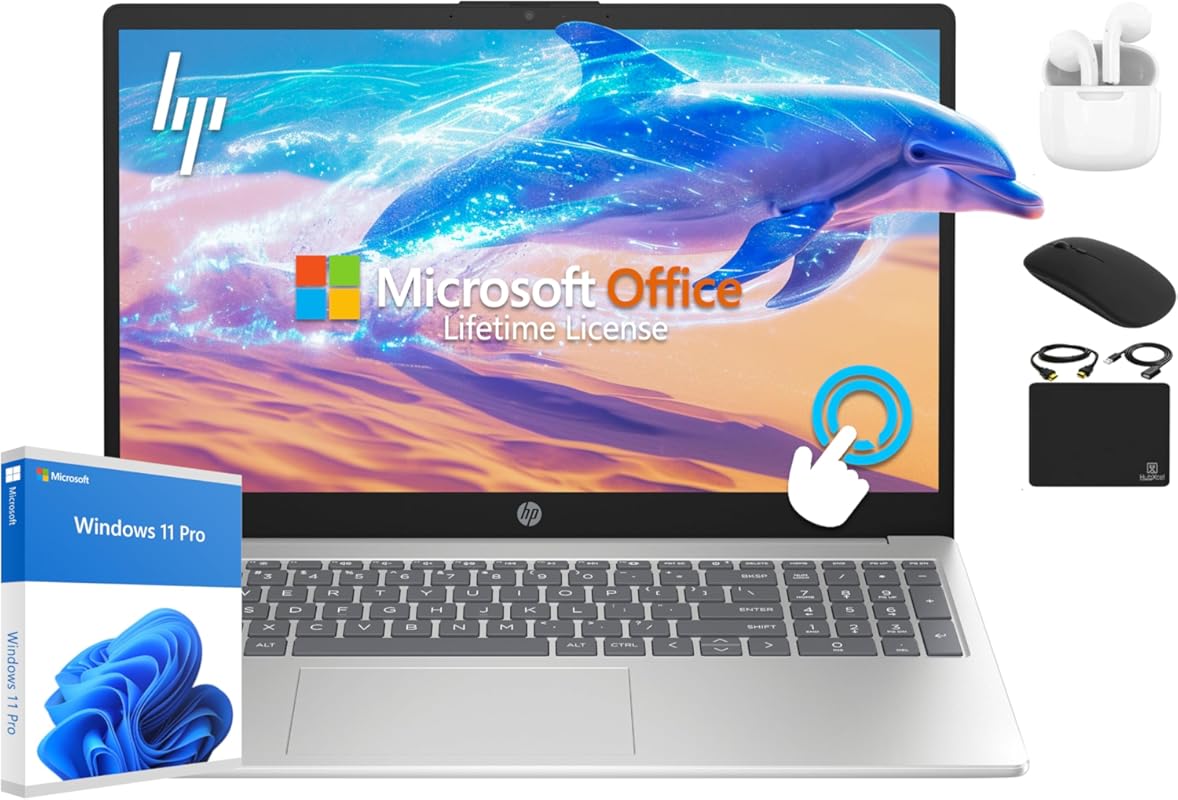 HP Touchscreen Laptop 2025 Flagship, 15.6