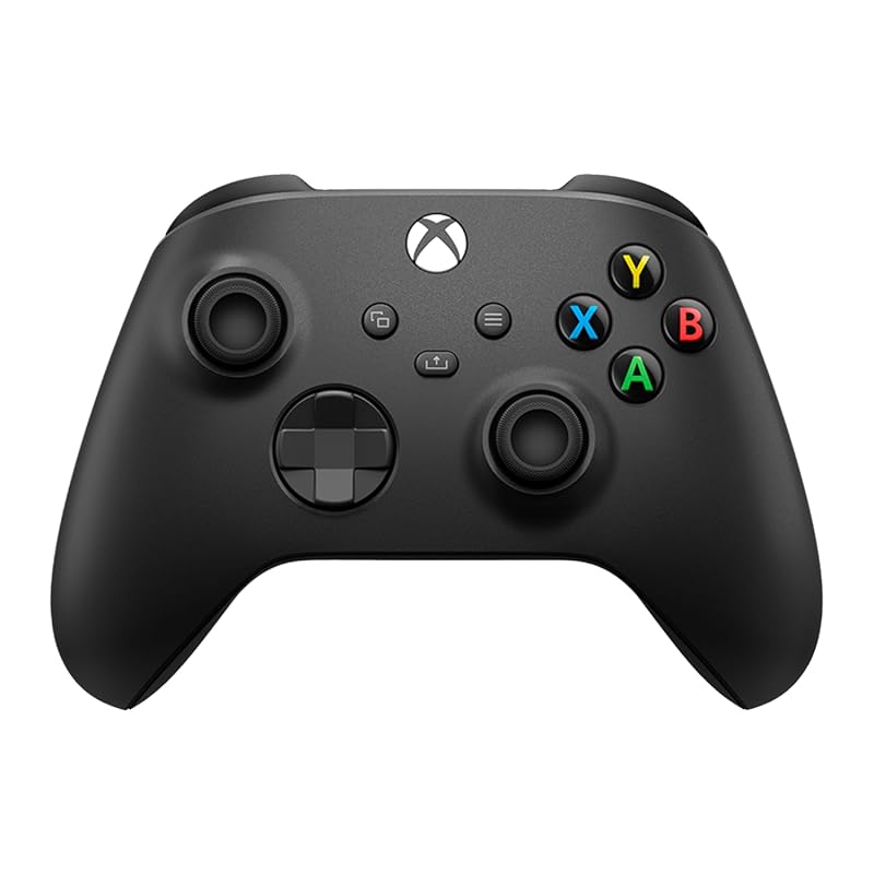 Xbox Wireless Gaming Controller in Carbon Black with textured grip, Bl