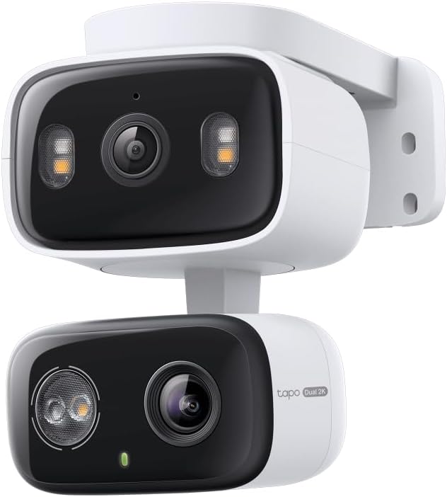 Tapo C246D 2K Dual‑Lens Indoor/Outdoor Pan/Tilt Camera
