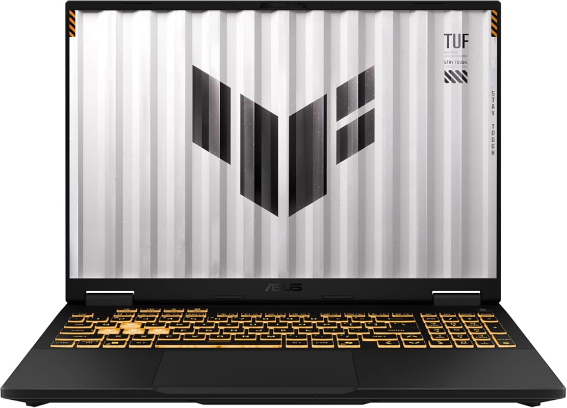 ASUS TUF F16 Laptop 16″ FHD+ 165Hz 16:10, Intel i5‑13450HX, RTX 5050,