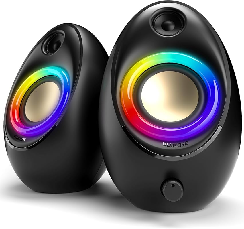 Bluedee 20W Peak Power Bluetooth 5.4 USB/USB‑C Computer Speakers with 
