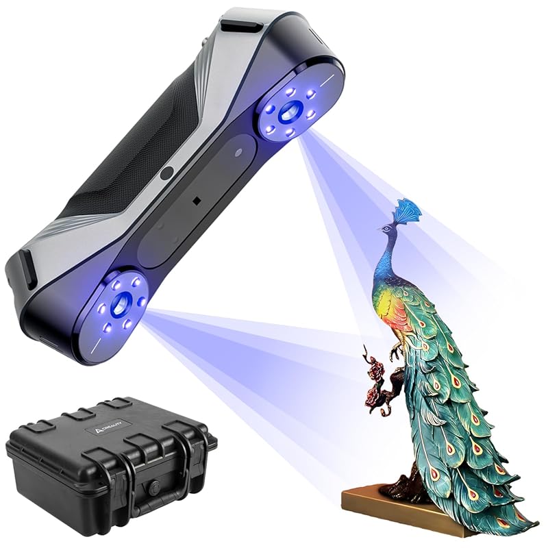 Creality Raptor Metrology‑Grade 3D Scanner – 0.02 mm accuracy, 7 blue 