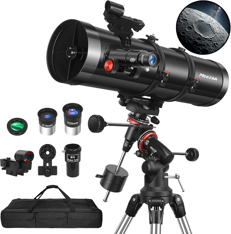 MEEZAA 150EQ Newtonian Reflector Telescope – Professional Astronomy Sc