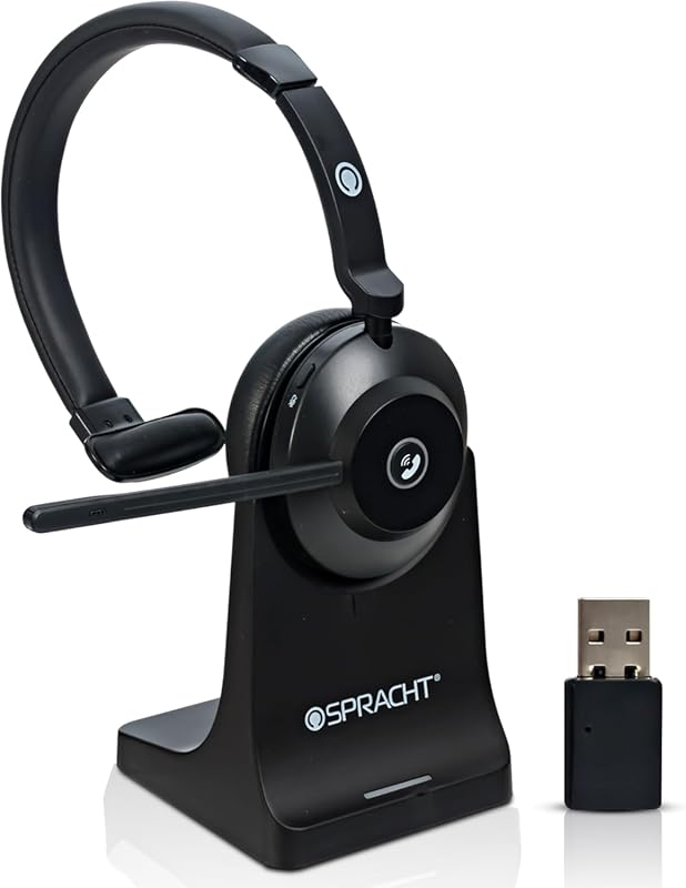 Spracht Blues Combo BT/USB Wireless Headset for Professionals, Comfort