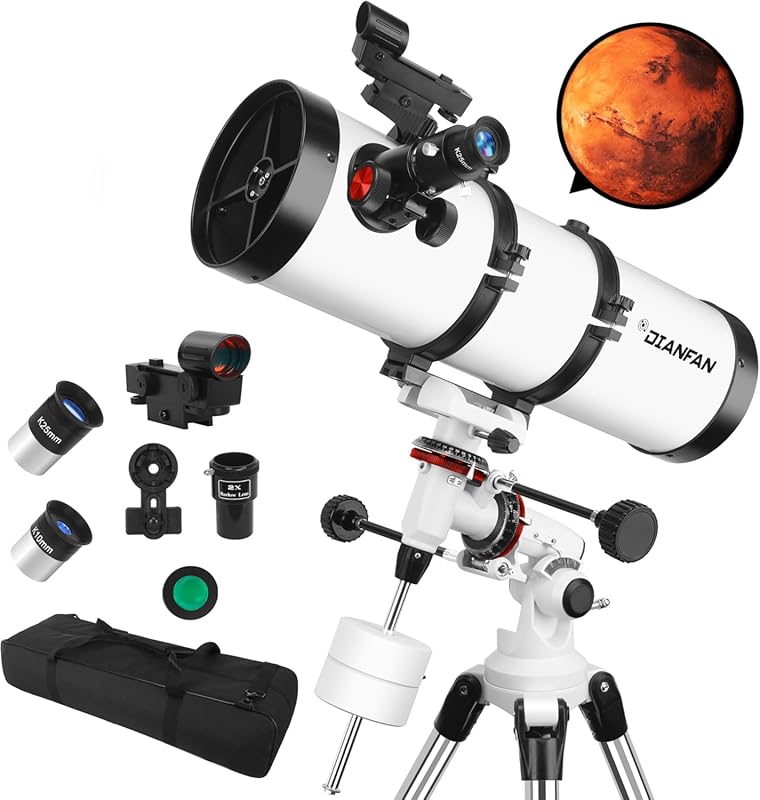 150EQ Manual Equatorial Reflector Telescope – High‑Powered Professiona