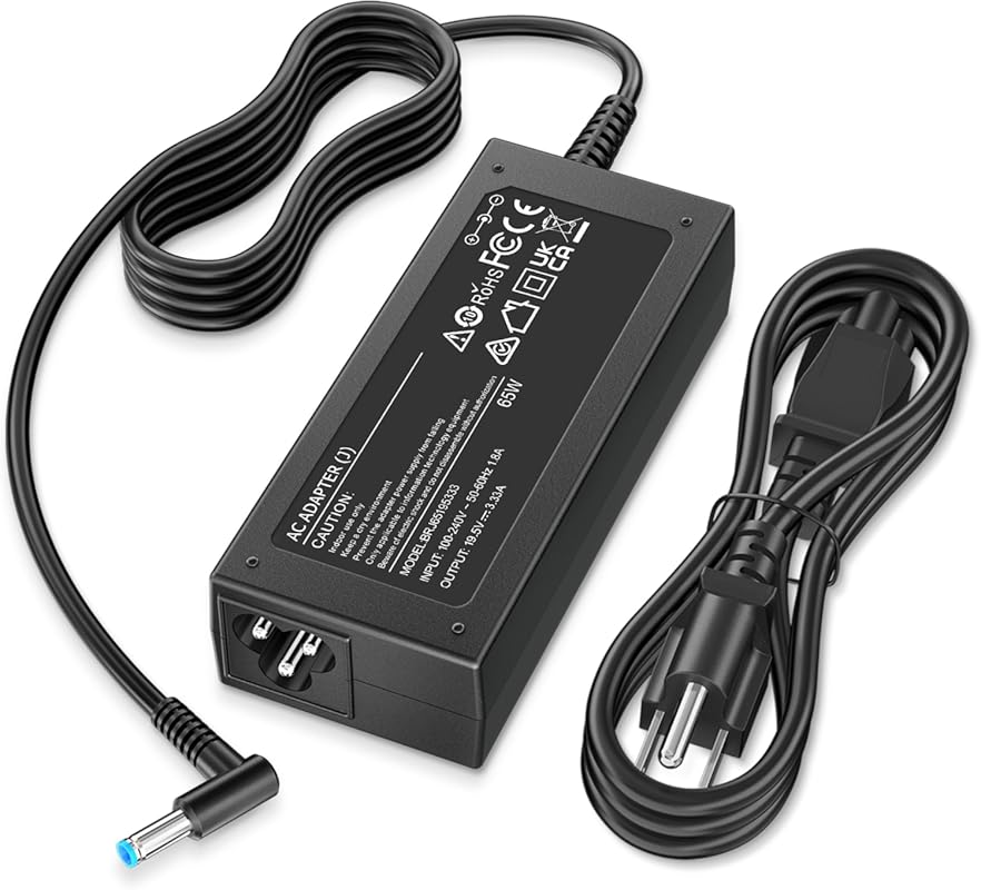 65W/45W Smart Blue Tip HP Laptop Charger Compatible with Pavilion x360
