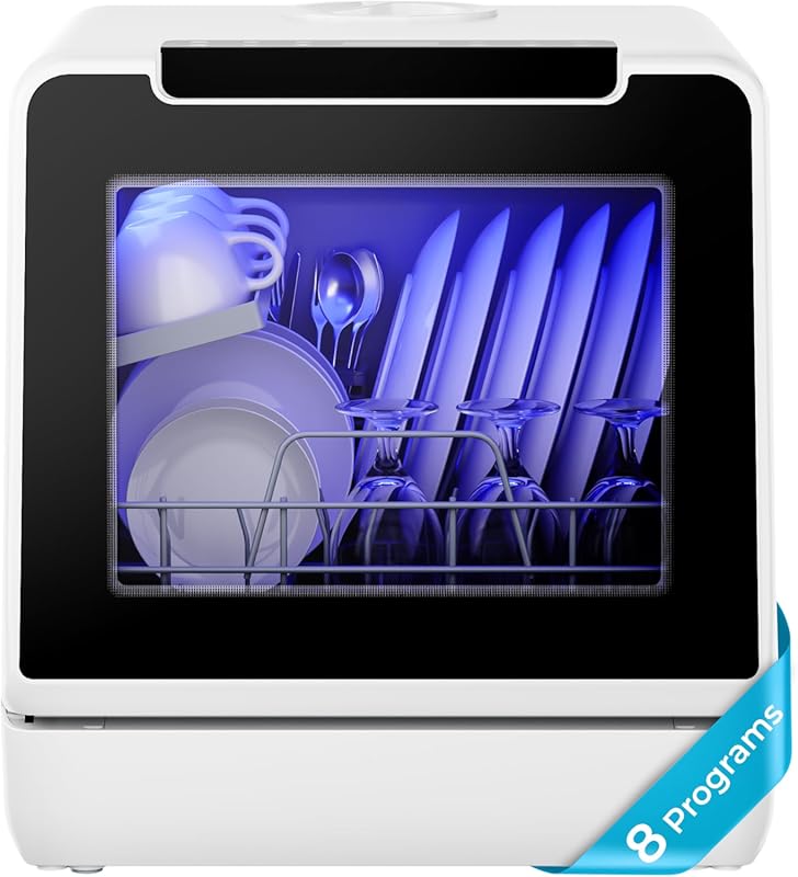 EUHOMY Portable Countertop Dishwasher