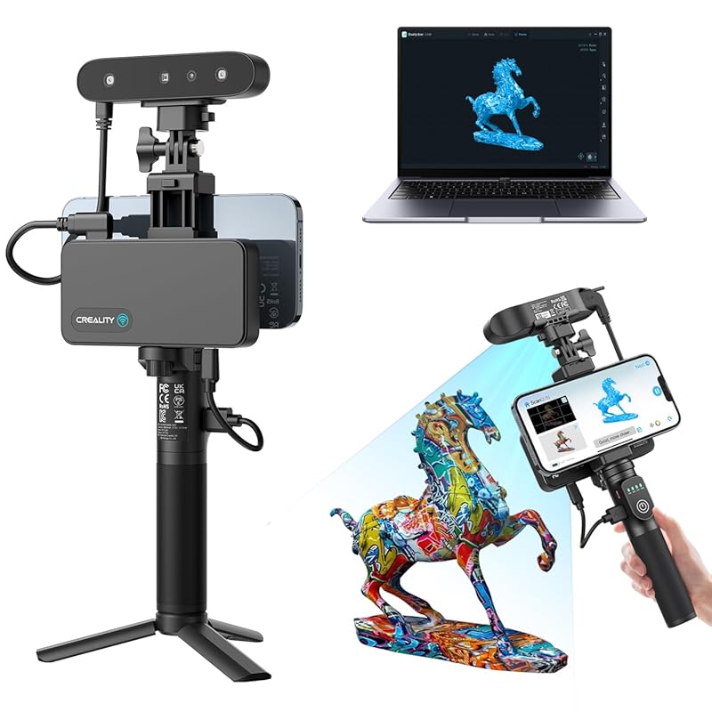 Creology Ferret Pro Handheld 3D Scanner – up to 60 FPS, 0.1 mm accurac