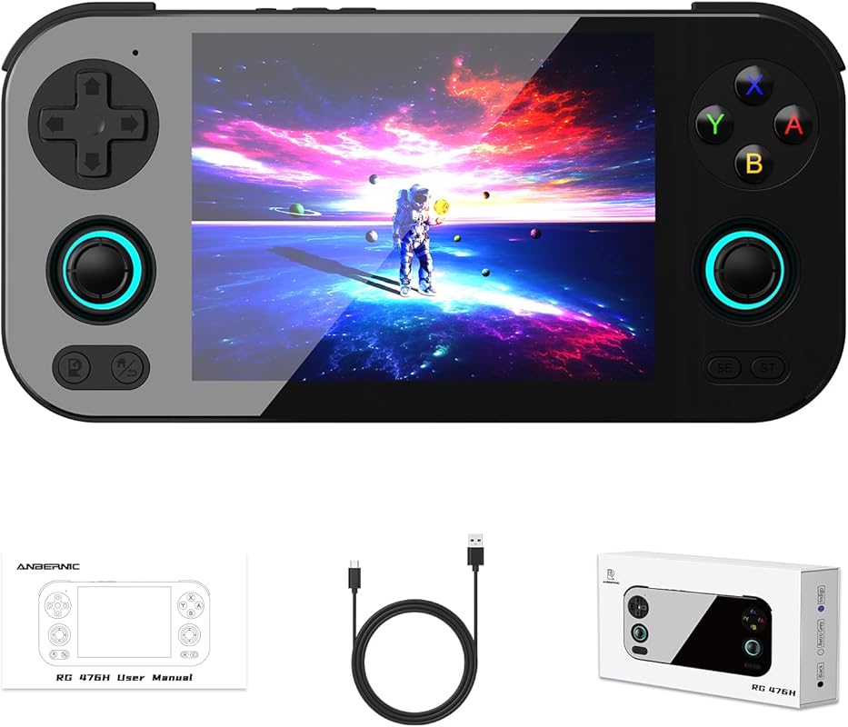 RG 476H Retro Handheld Console – 4.7‑inch IPS Multi‑Touch, Android 13