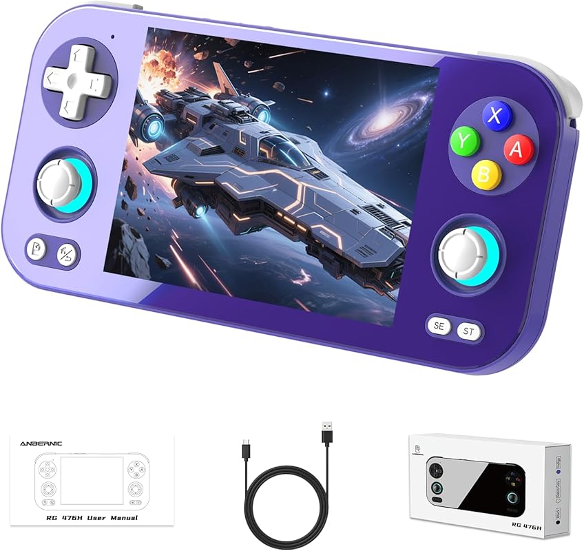 RG 476H Retro Handheld Console – 4.7‑inch IPS Multi‑Touch, Android 13