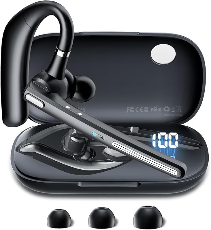 Bluetooth Wireless Headset with 72‑Hour Talk Time
