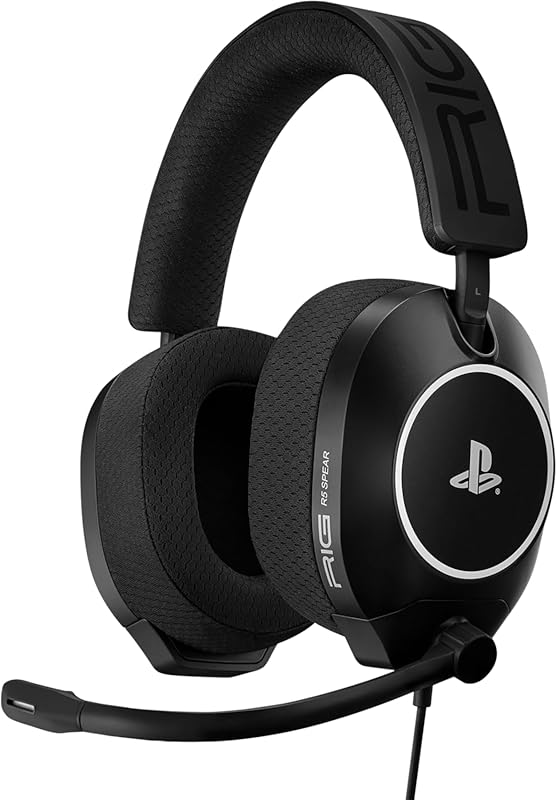 RIG R5 Spear PRO HS Wired Gaming Headset – PlayStation & PC, 40 mm Gra