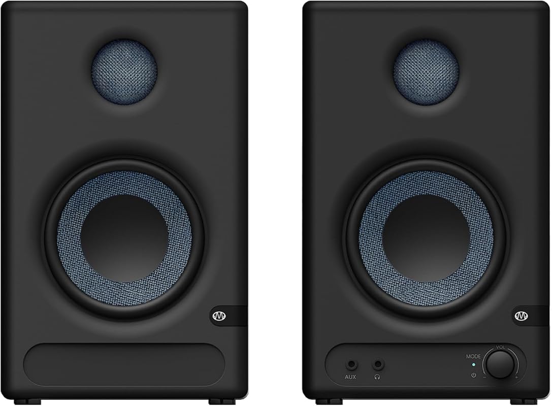 Mufoli MF01 4″ Studio Monitors – 60W Active Bluetooth Bookshelf Speake