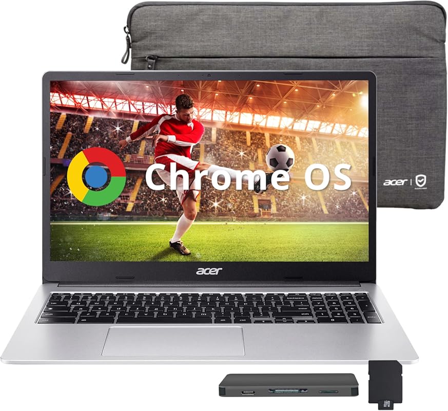 Acer Chromebook 315 – 15.6” FHD Display, Intel Celeron N4500, 4 GB LPD