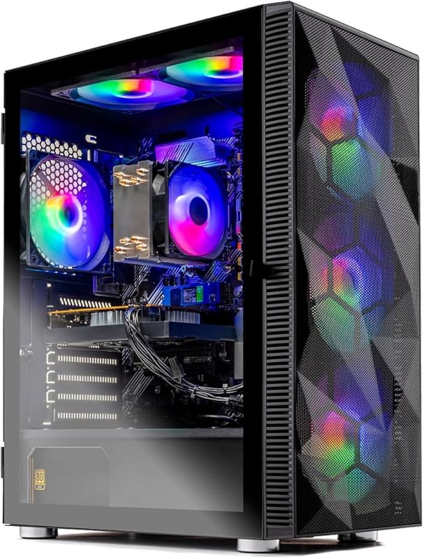 Skytech Storm Gaming PC AMD Ryzen 5 5500, RTX 5050 8GB, 1TB NVMe SSD, 32GB DDR4