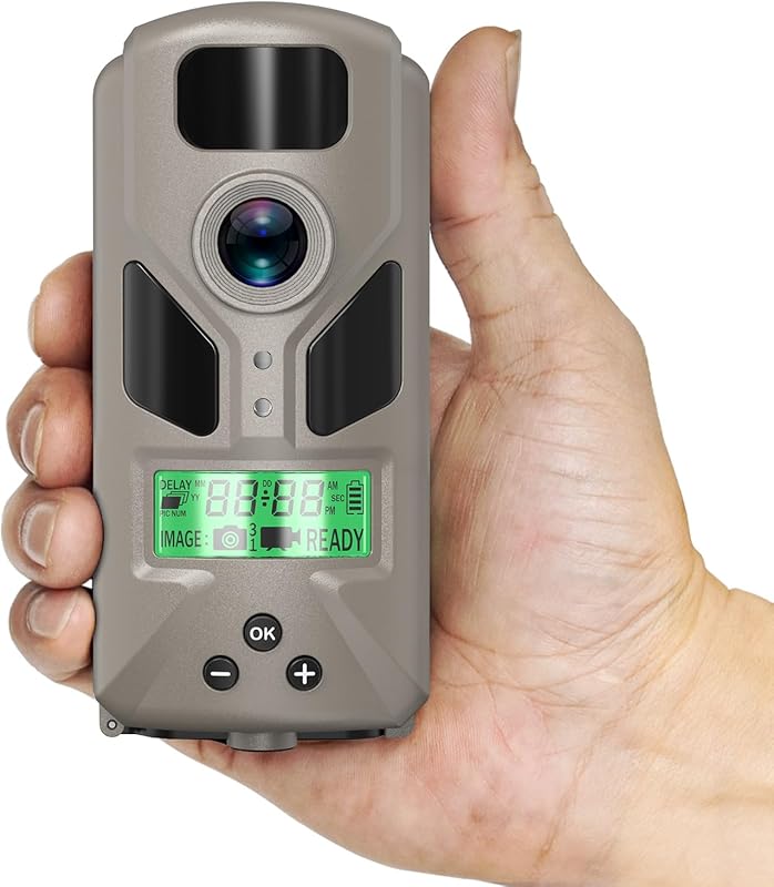 Outdoor Expert 20MP Mini Trail Camera, 1080p Hunting Cam with No‑Glow