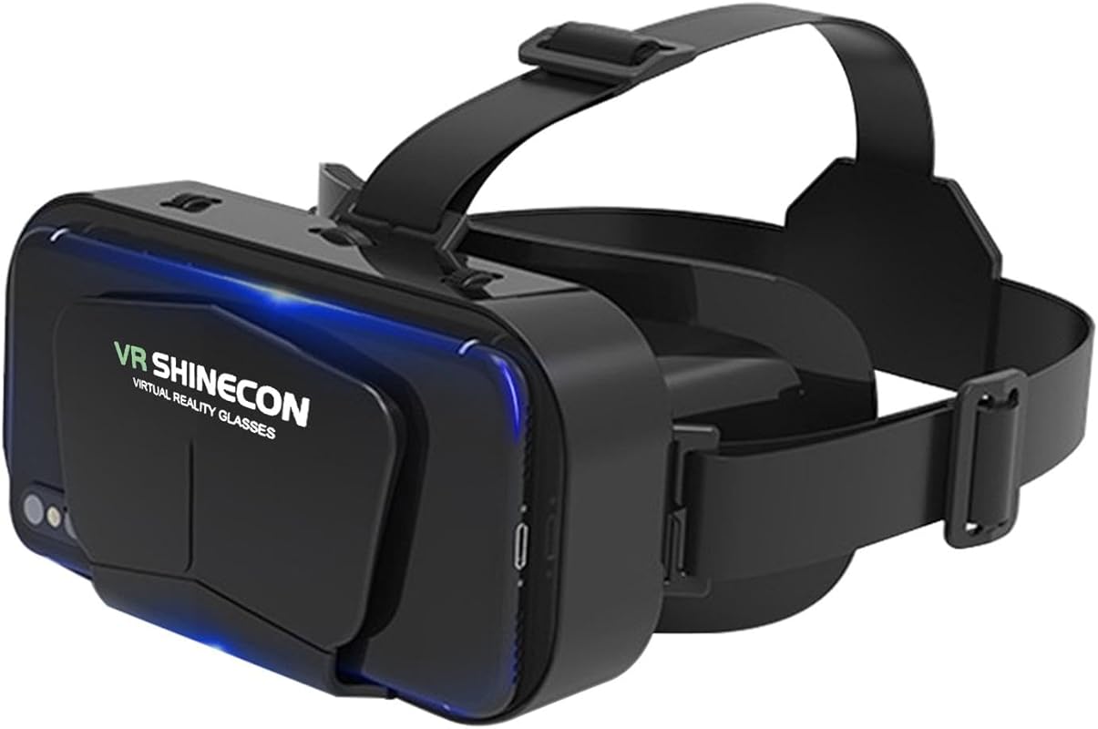 Universal 3D VR Goggles with 360° panorama, large screen, anti‑blue li