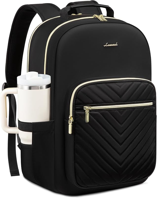 LOVEVOOK Women’s 15.6″ Designer Travel Laptop Backpack with Giant Tumb