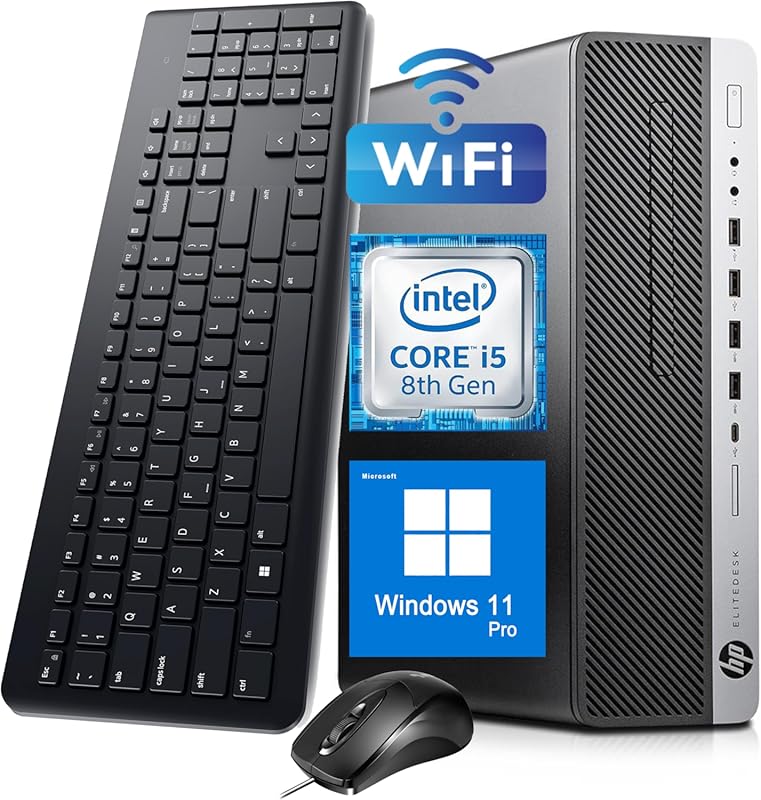 HP EliteDesk 800 G4 Small Form‑Factor Desktop — Intel Core i5‑8500, 8 