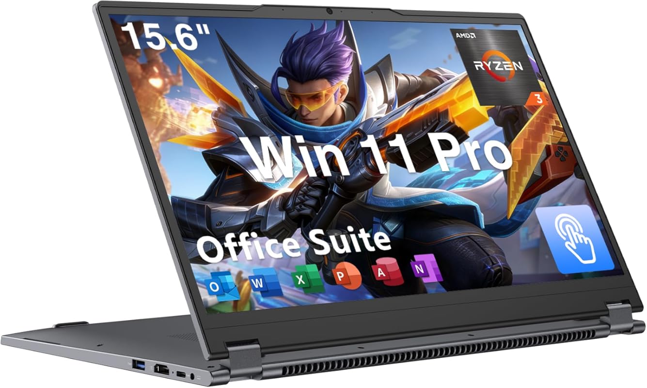 15.6 2‑in‑1 Convertible Touchscreen Laptop