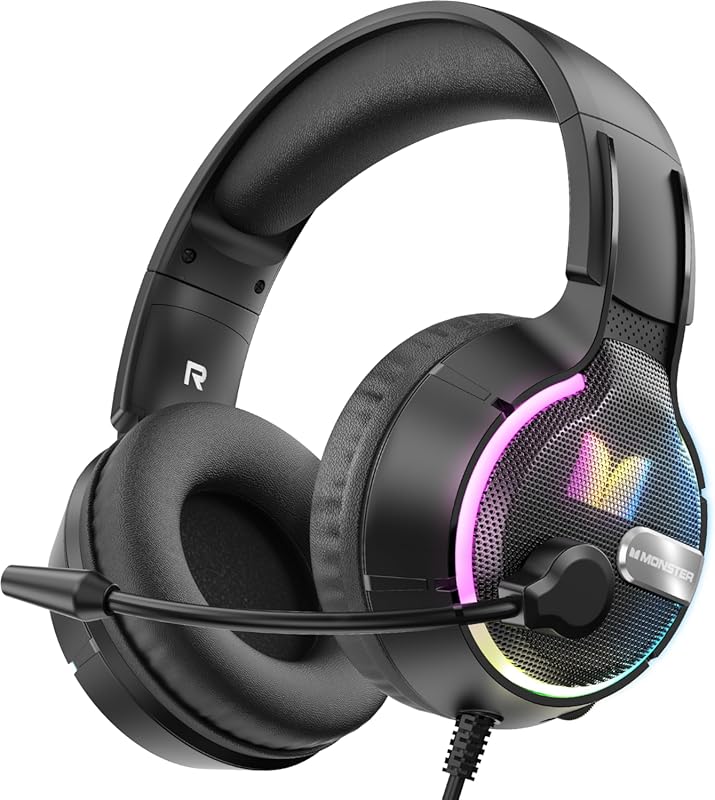 Monster Mission 320 Gaming Headset – Noise‑Cancelling Mic, 7.1 Surroun
