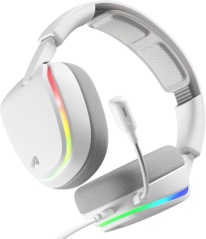 Glorious GHS Eternal RGB Gaming Headset – Stereo Angled Drivers, Adjus