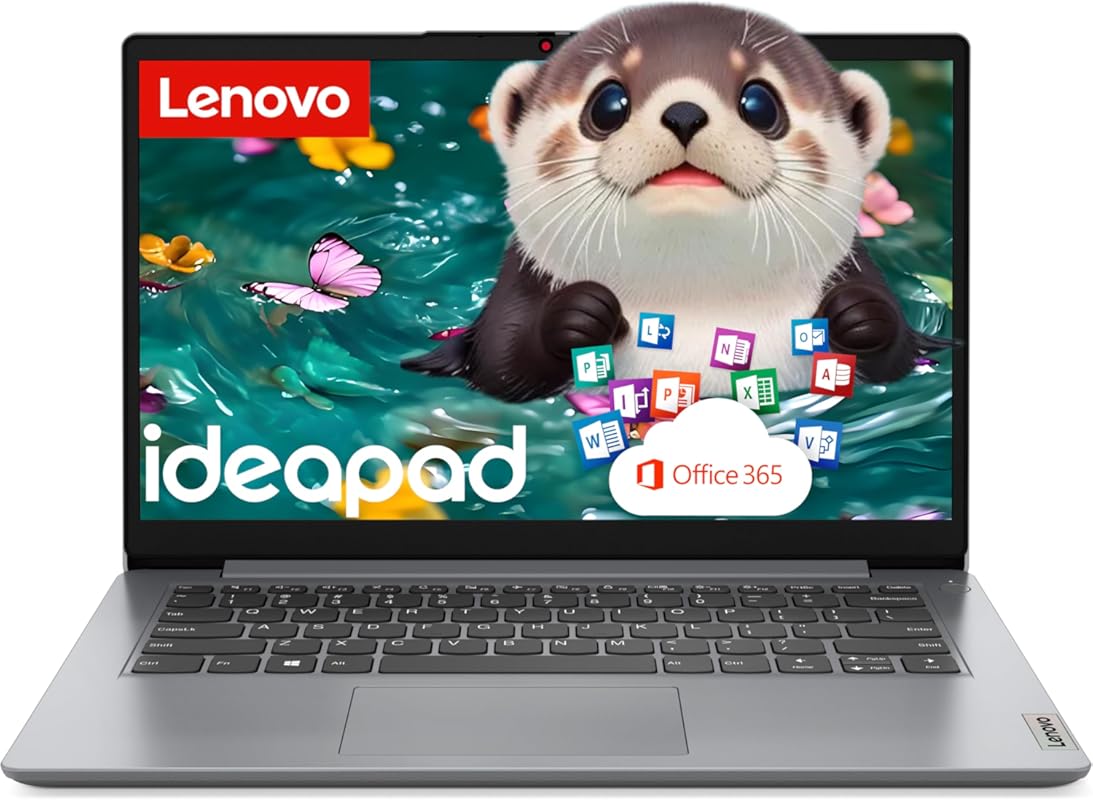 Lenovo 2026 Student Laptop – Intel Dual‑Core, 8 GB RAM, 128 GB SSD + 500 GB External HDD, Microsoft 365, Ultra‑Light, Long Battery, Windows 11 S – Ideal for Home & School