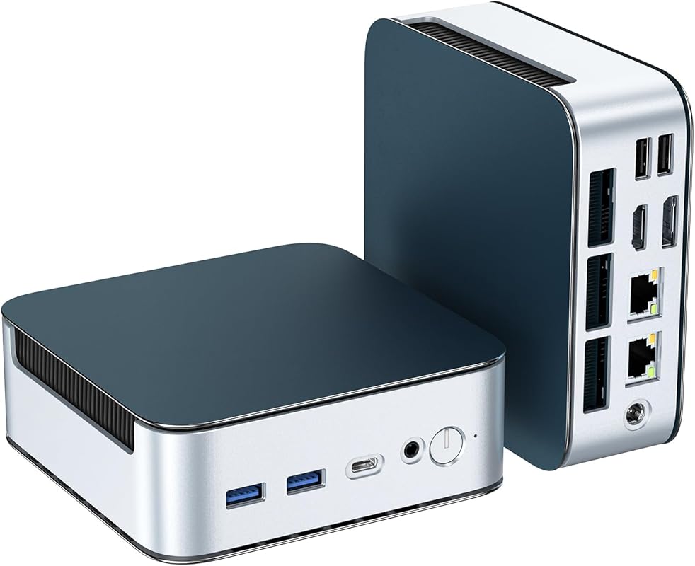 Mini PC AMD Ryzen 5300U – 16 GB DDR4, 512 GB NVMe SSD, Triple 4K HDMI/